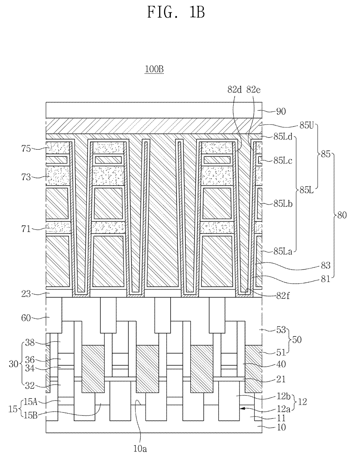 Semiconductor device having supporters and method of manufacturing the same