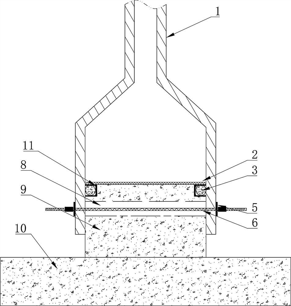 Prefabricated T-beam prefabricated universal beam manufacturing pedestal and construction method