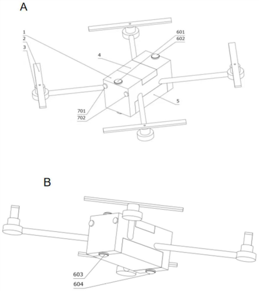 Space omnidirectional obstacle avoidance method and system for an aircraft