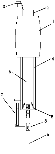 Blood sampling device with stepless capacity adjustment