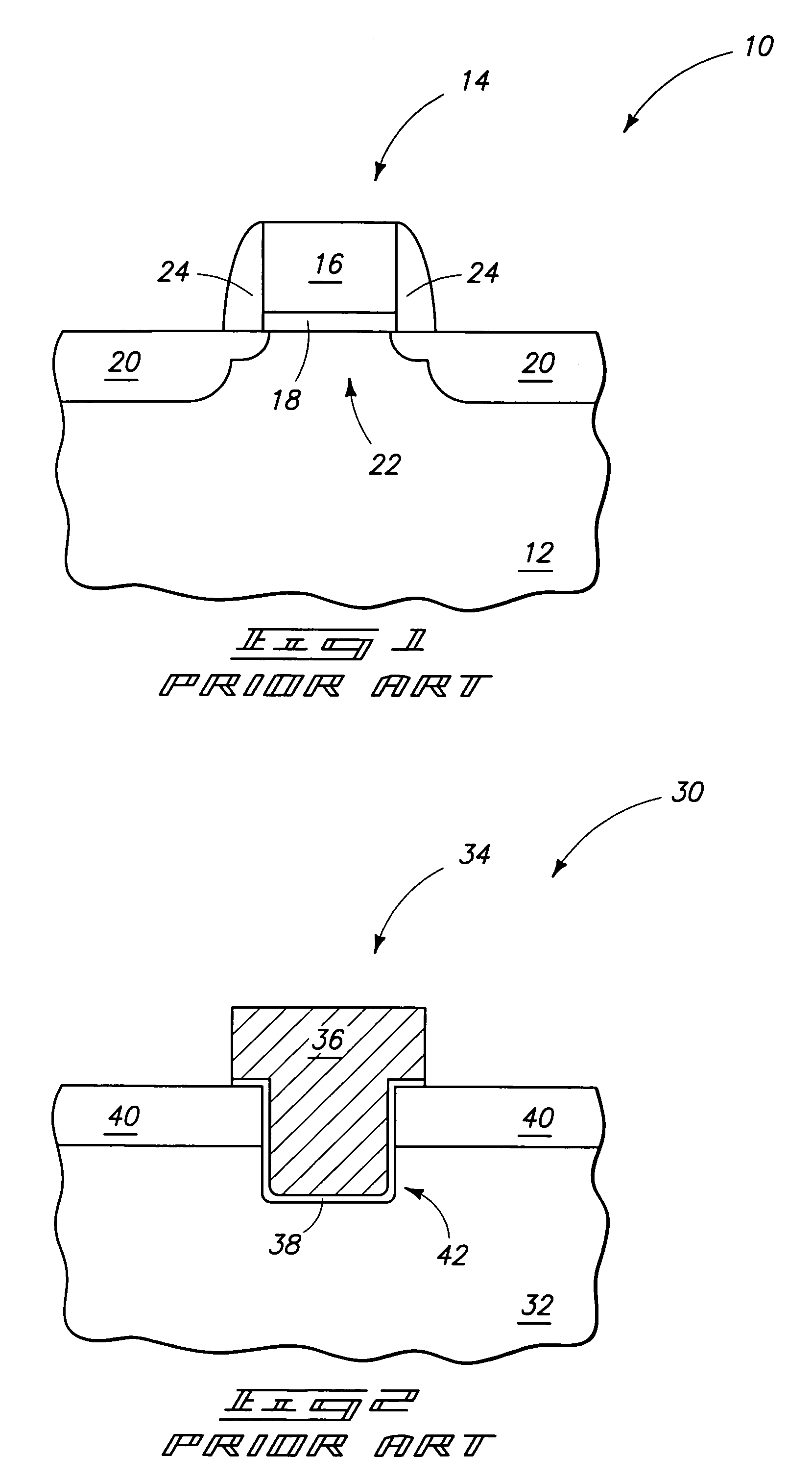 Methods of forming devices associated with semiconductor constructions