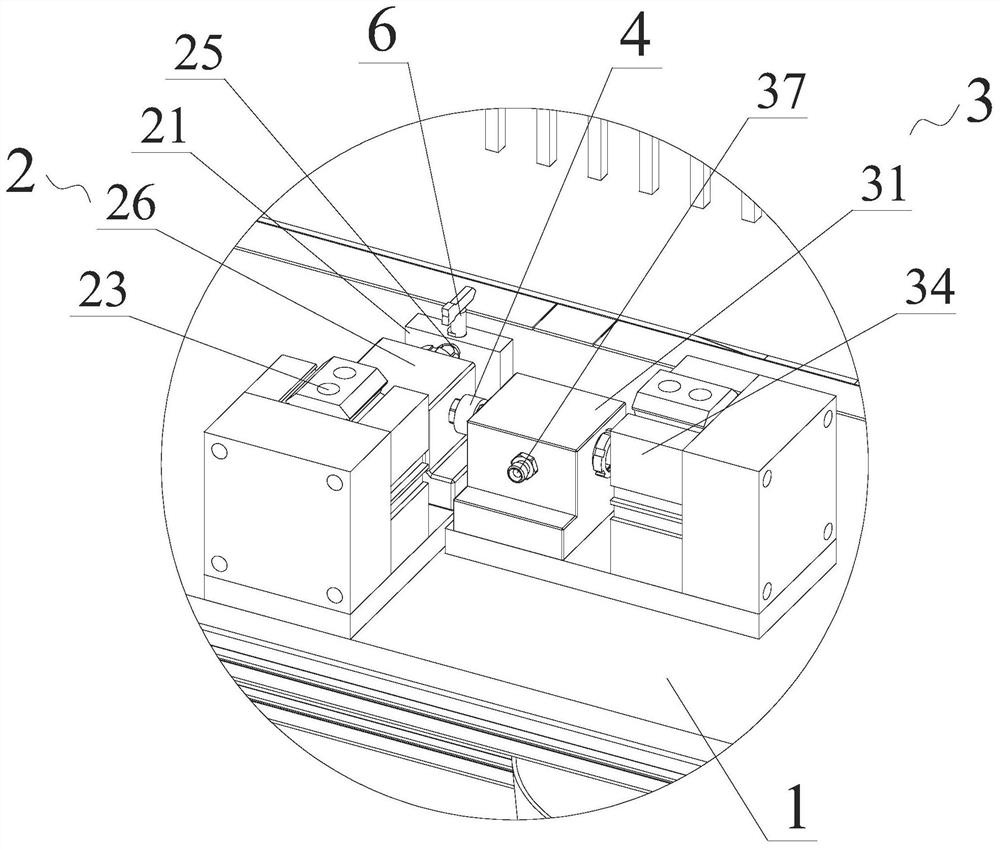 High-pressure fluid nozzle detection workbench