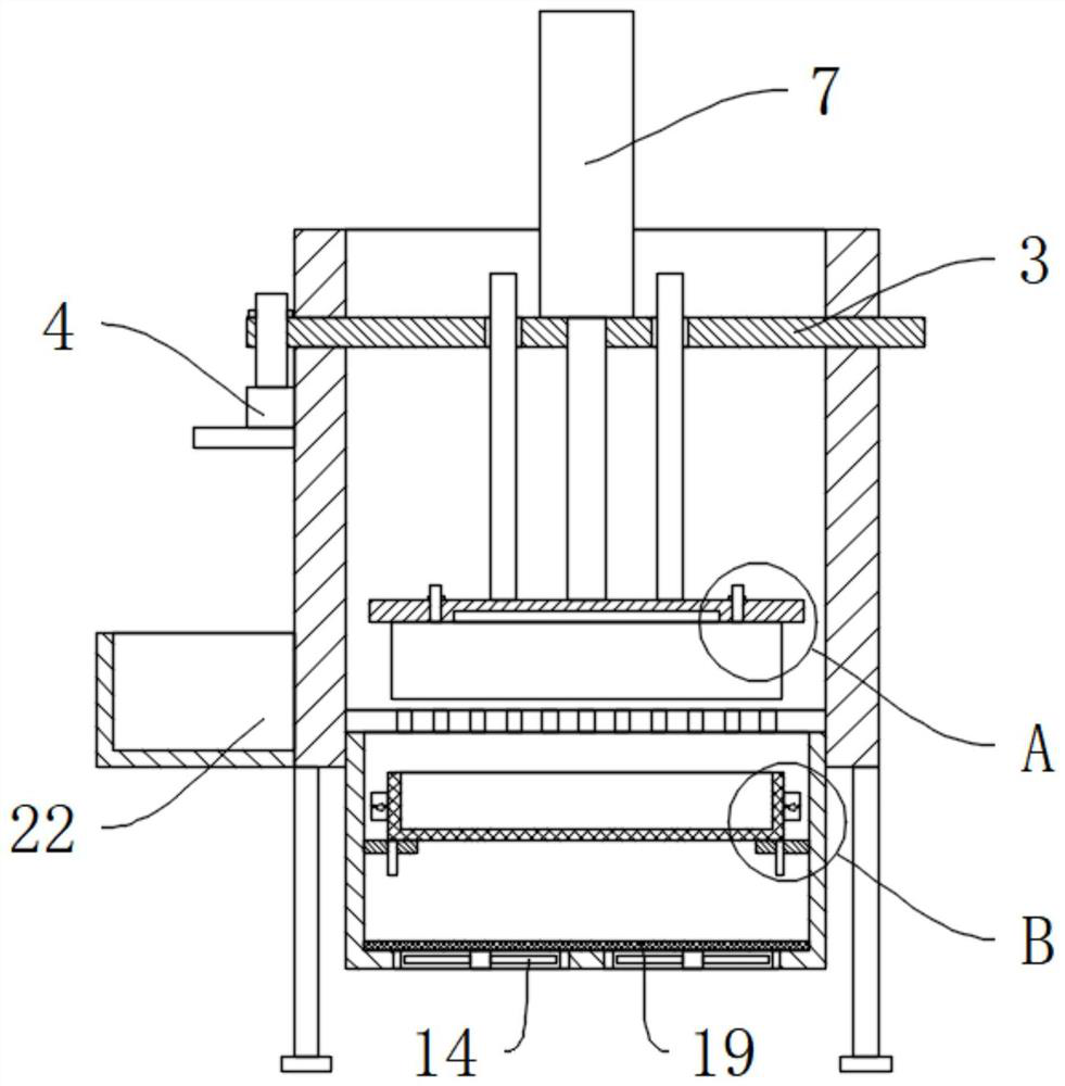 Copper foil plate shearing machine for bimetallic material plate