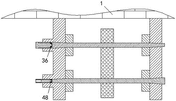 A safety bracket bearing locking device