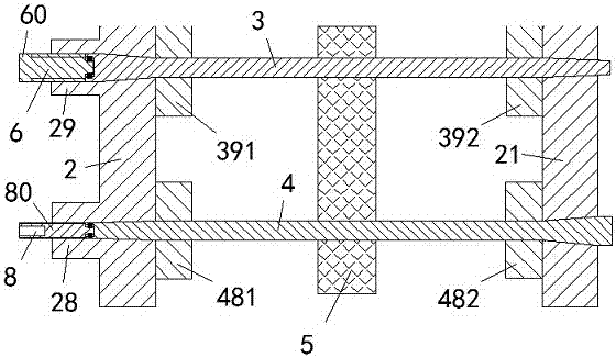 A safety bracket bearing locking device