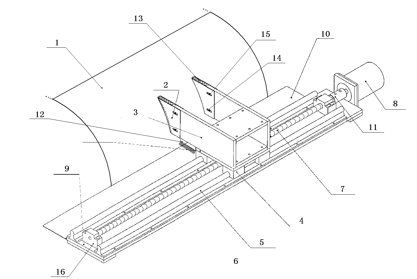 Roller cleaning device of belt conveyor