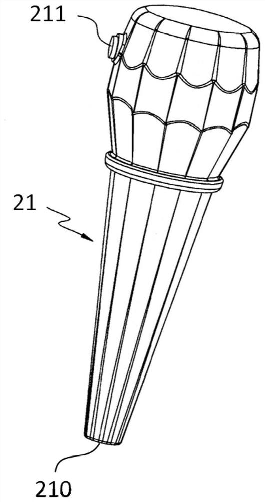 High-efficiency gas field gathering collimator and application thereof