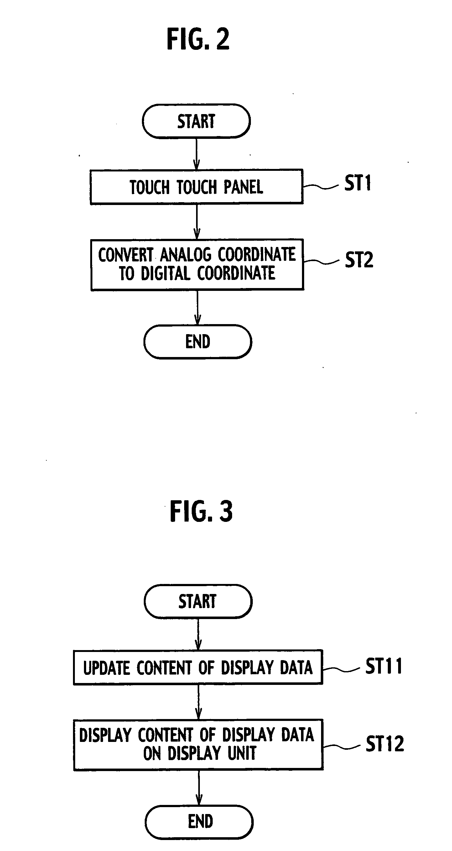 Image processing device including touch panel