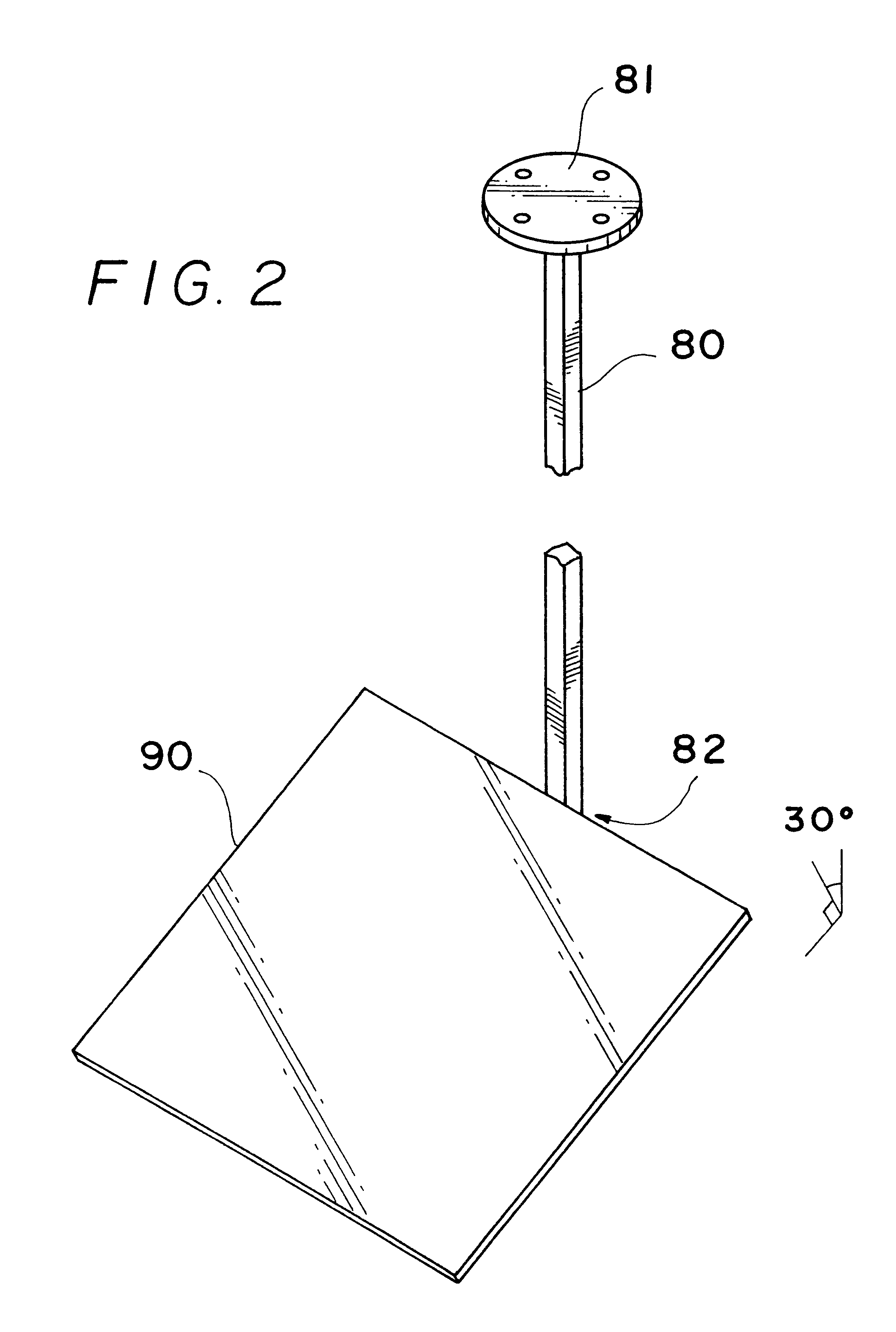 Video display system for locating a projected image adjacent a surgical field