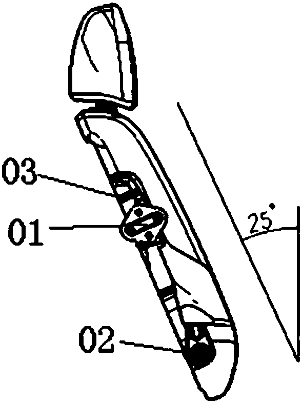 Locking bracket for adjusting angles of back-row seats