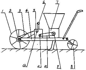 Small-sized manual seeder