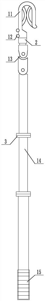 A special wiring rod for a large current generator
