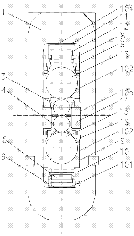 Rolling mill housing with surface hardened layers