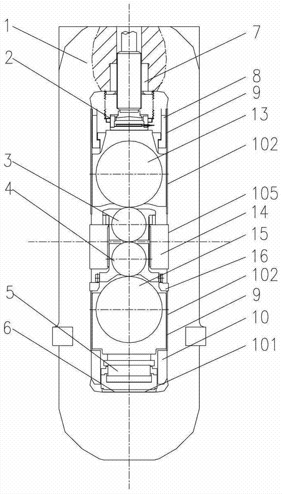 Rolling mill housing with surface hardened layers