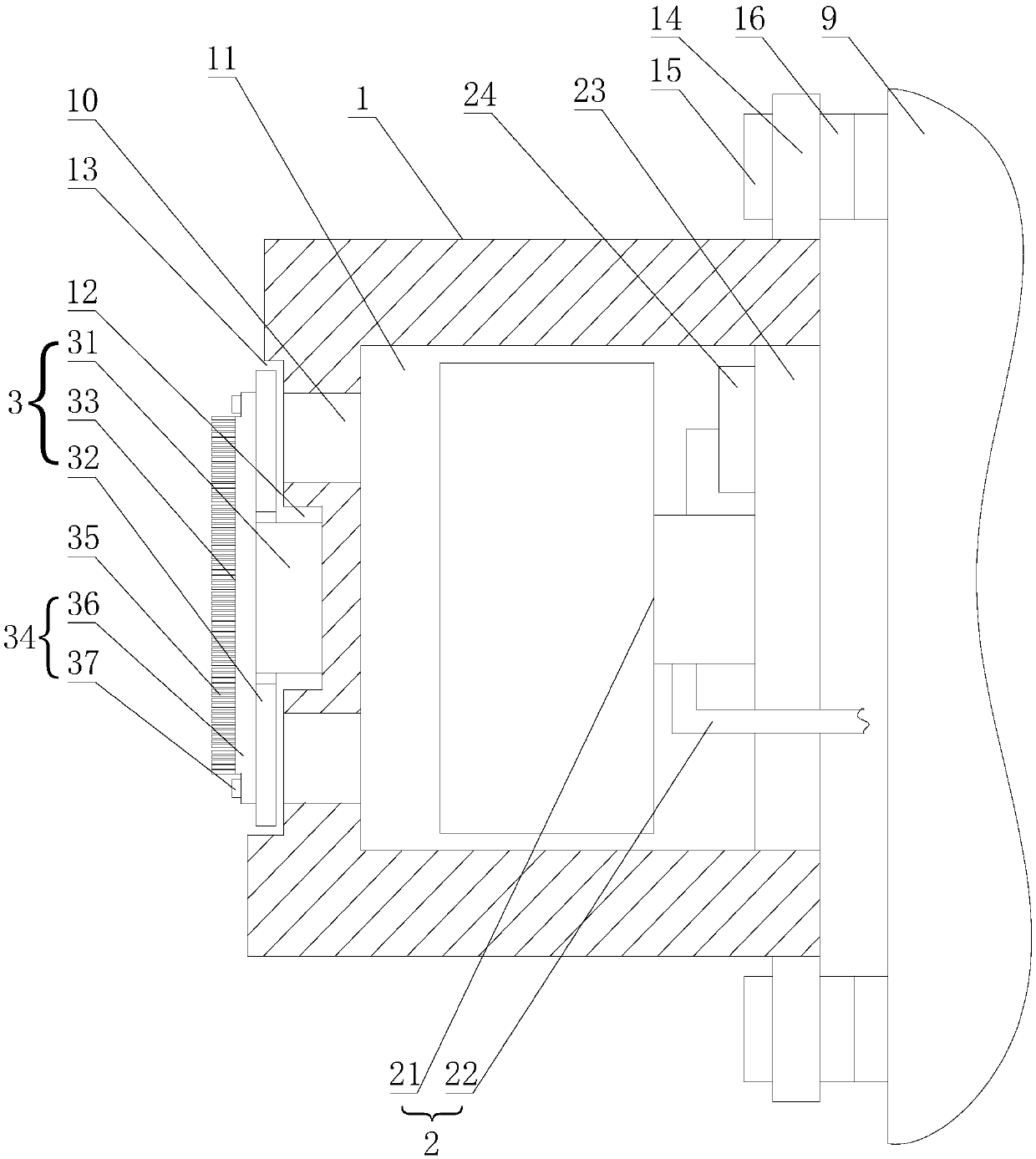Dust cleaning device for filtering net of power equipment