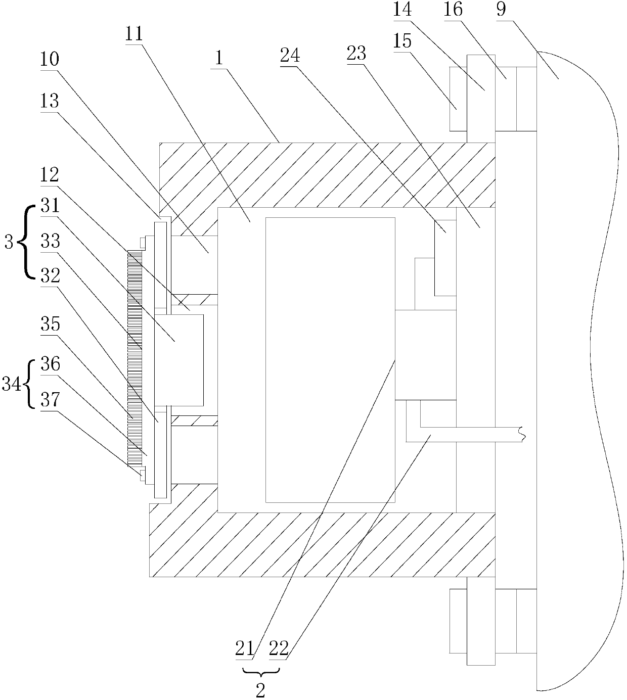 Dust cleaning device for filtering net of power equipment