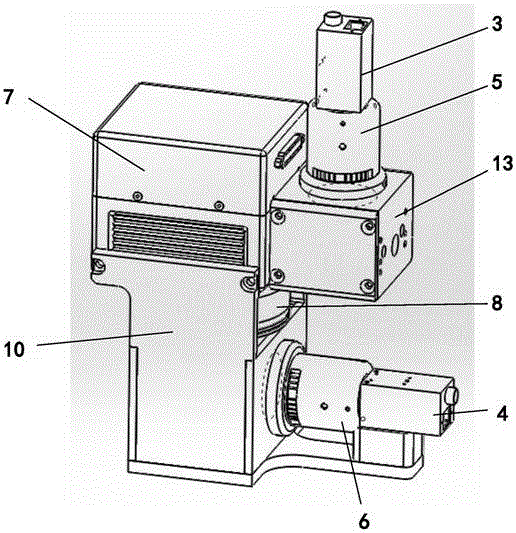 Galvanometer scanning system and scanning method for dual optical path imaging