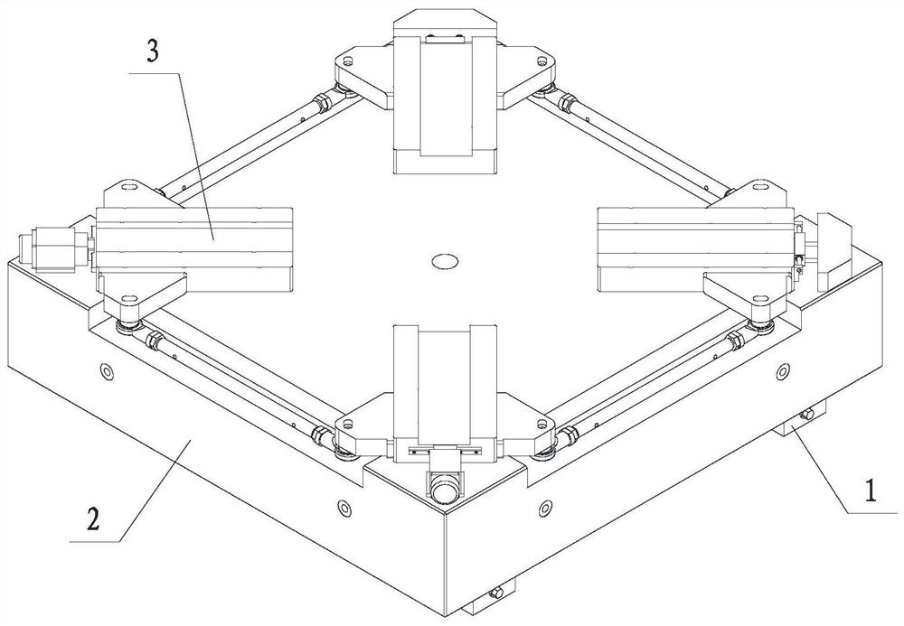 A large-scale cylindricity meter air flotation automatic centering device