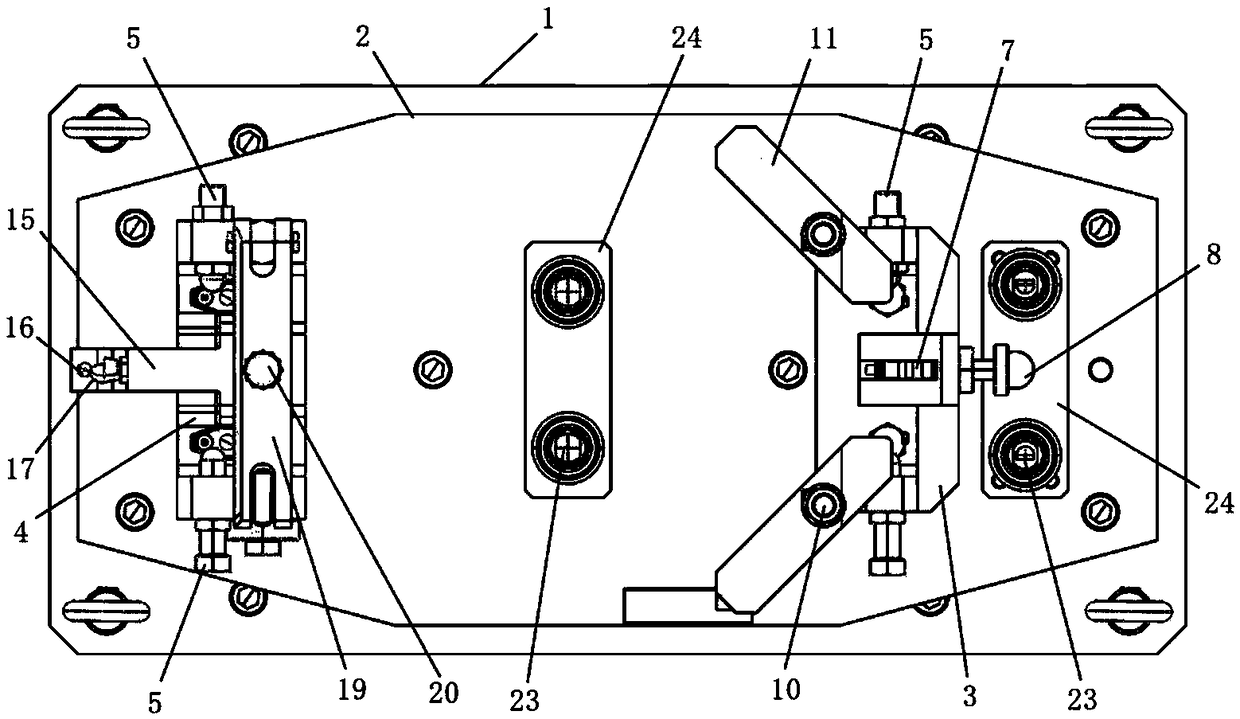 Positioning tooling for mechanical connecting arm