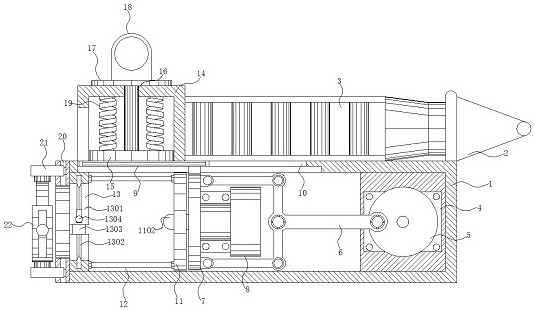 Wiring device with breakpoint installation for coaxial cable fault diagnosis