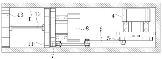 Wiring device with breakpoint installation for coaxial cable fault diagnosis