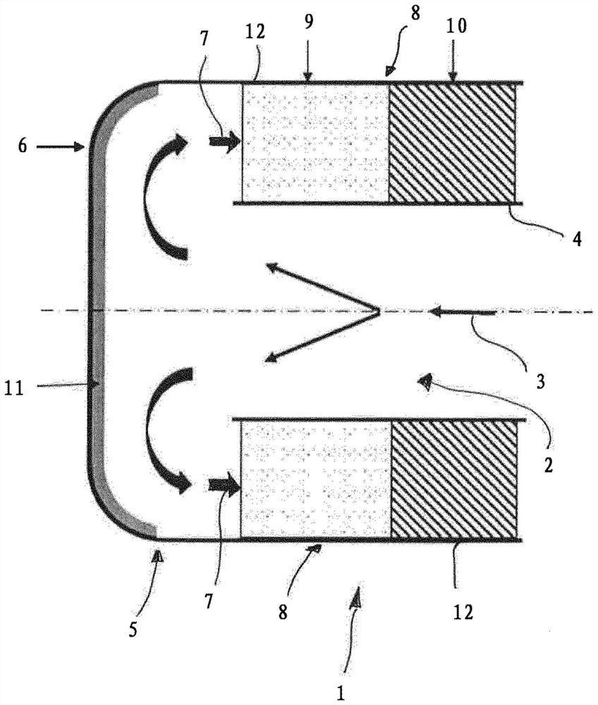 Exhaust gas aftertreatment device