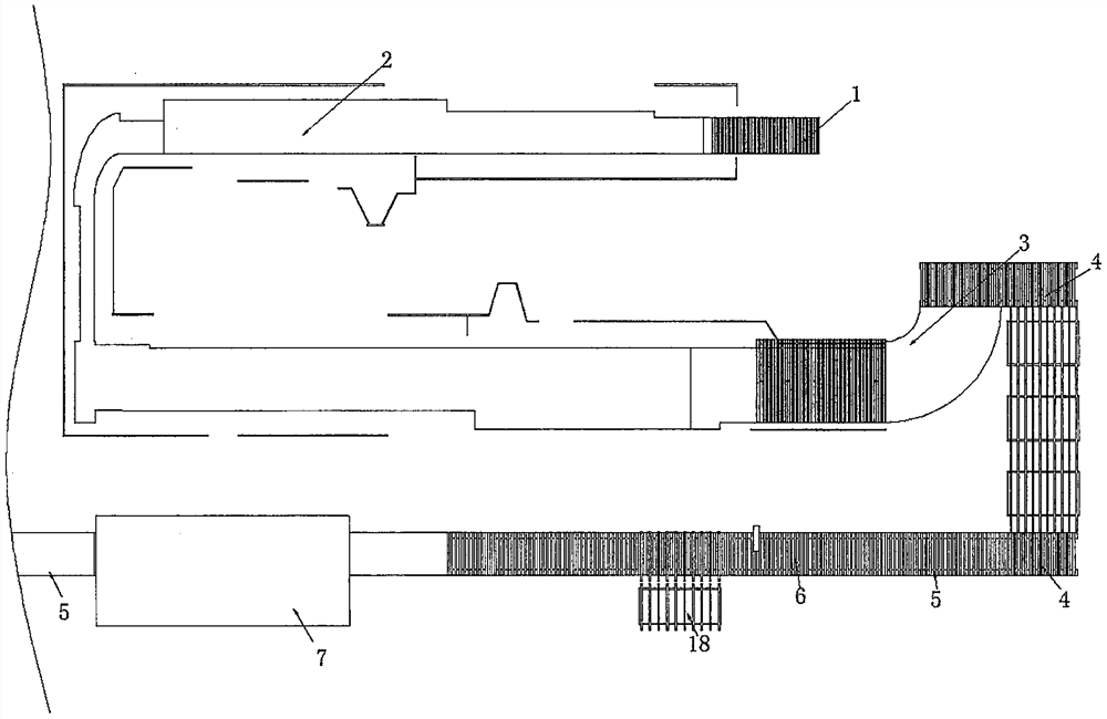 A fully automatic production line for panel furniture