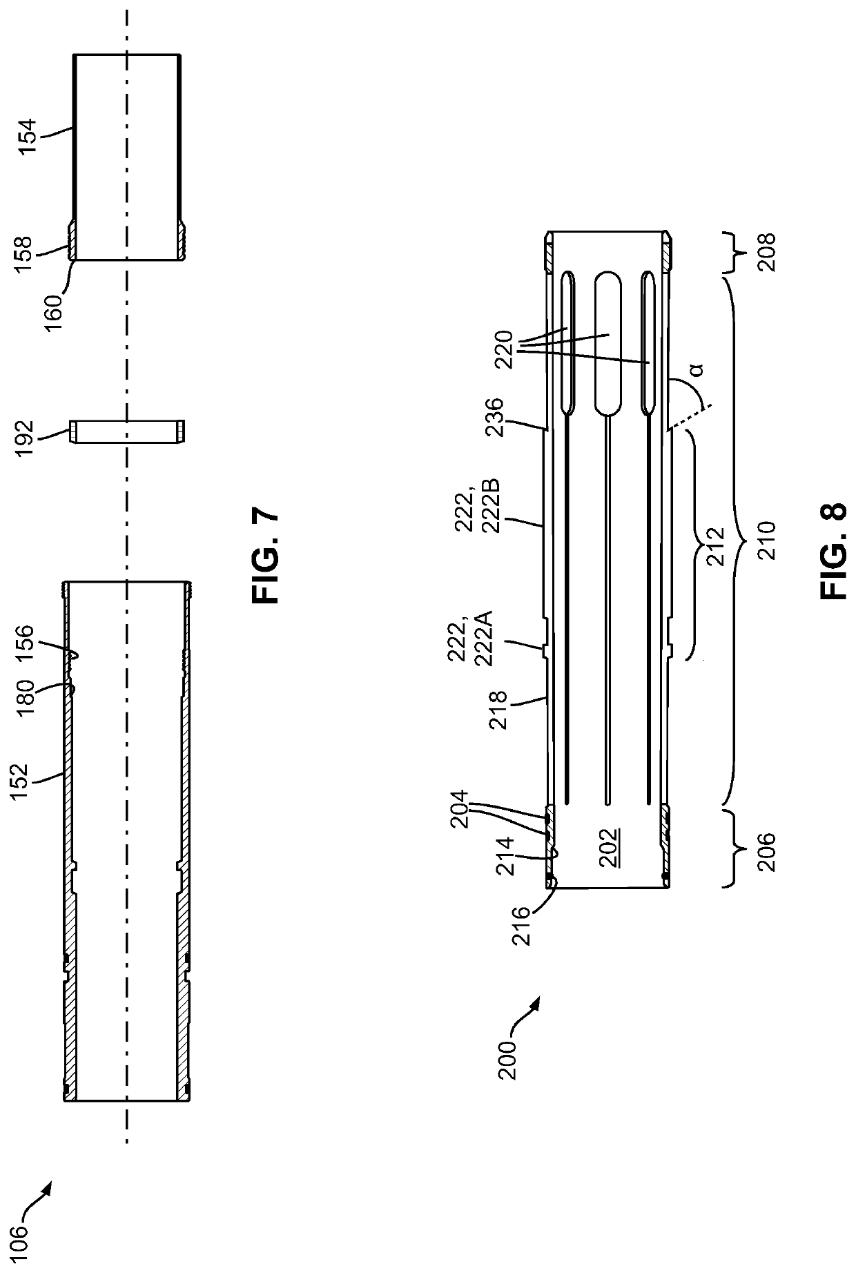 Collet with ball-actuated expandable seal and/or pressure augmented radially expandable splines