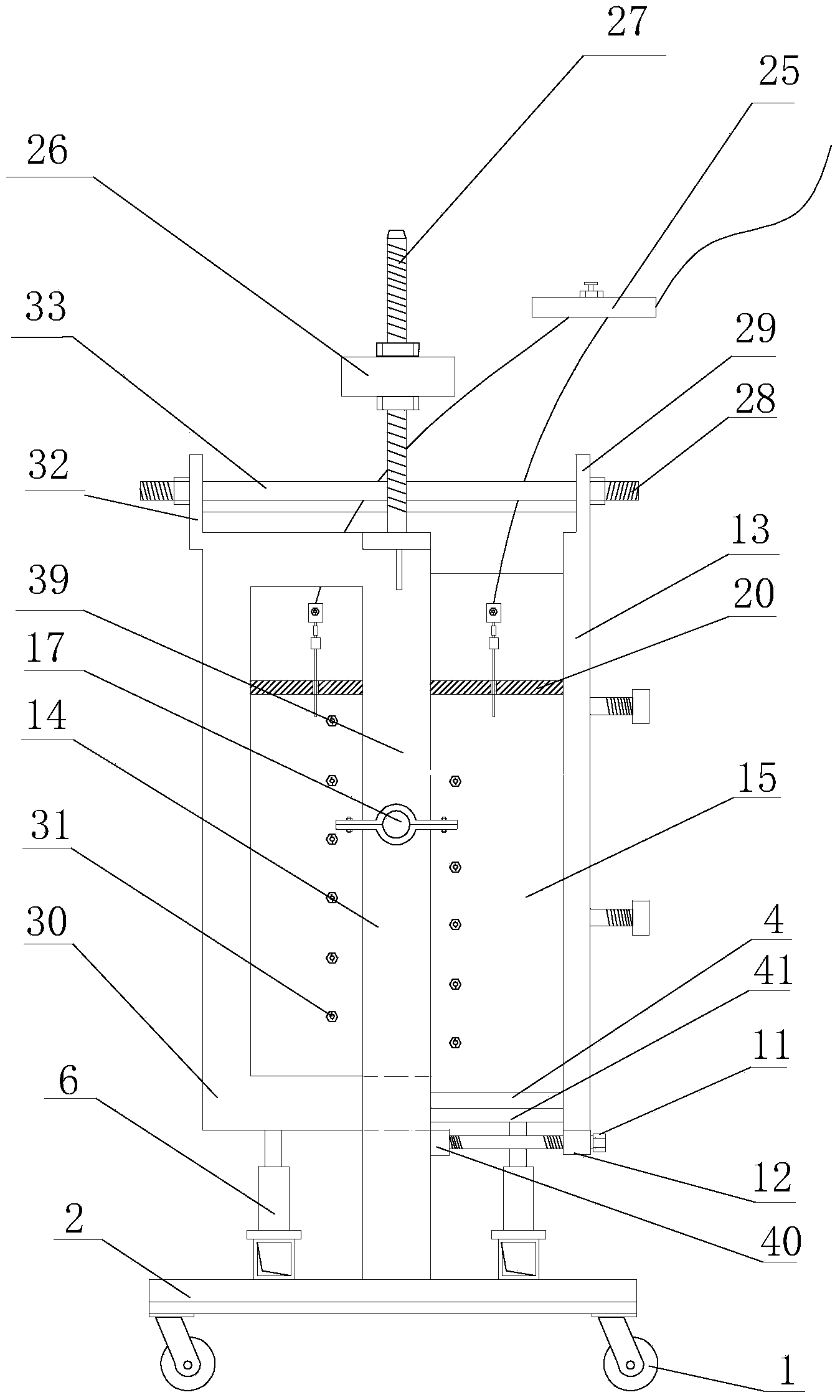 Physical simulation method for petroleum reservoir architecture and physical simulation device for petroleum reservoir architecture