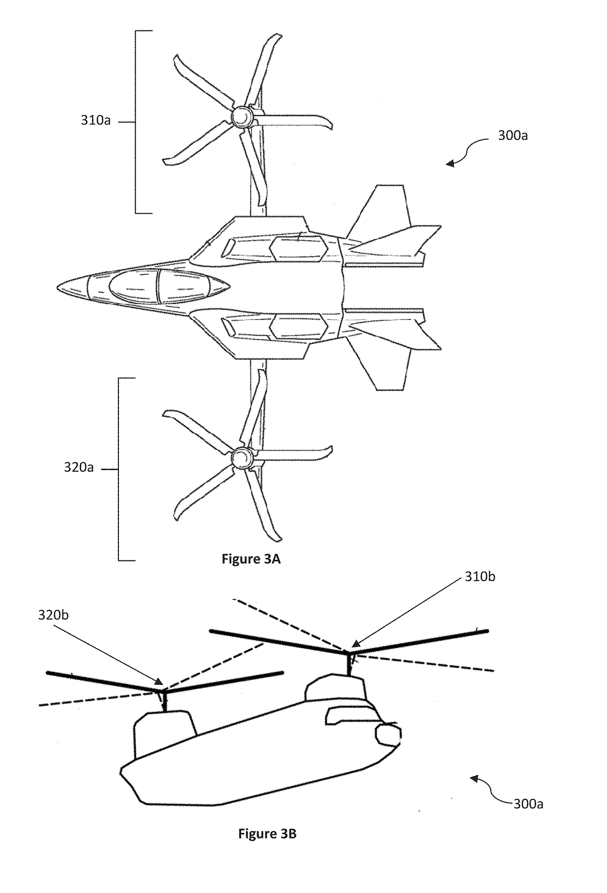 Use of individual blade control on a propeller or rotor in axial flight for the purpose of aerodynamic braking and power response modulation