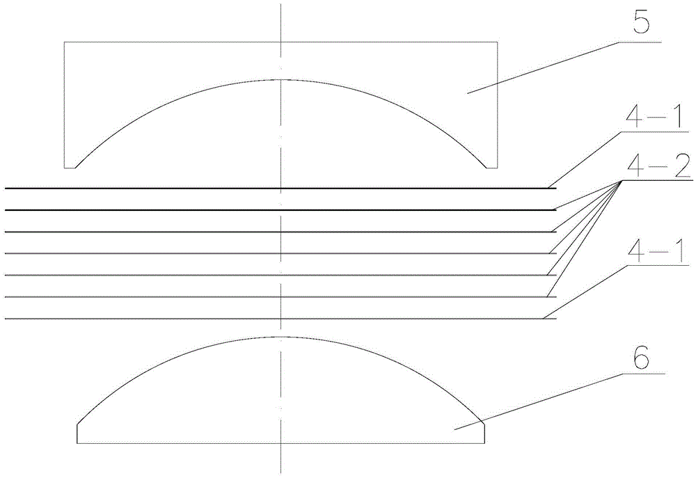 Curved hpl plate for architectural decoration and manufacturing method thereof