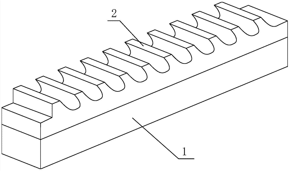 Method for removing burrs of straight slot broach