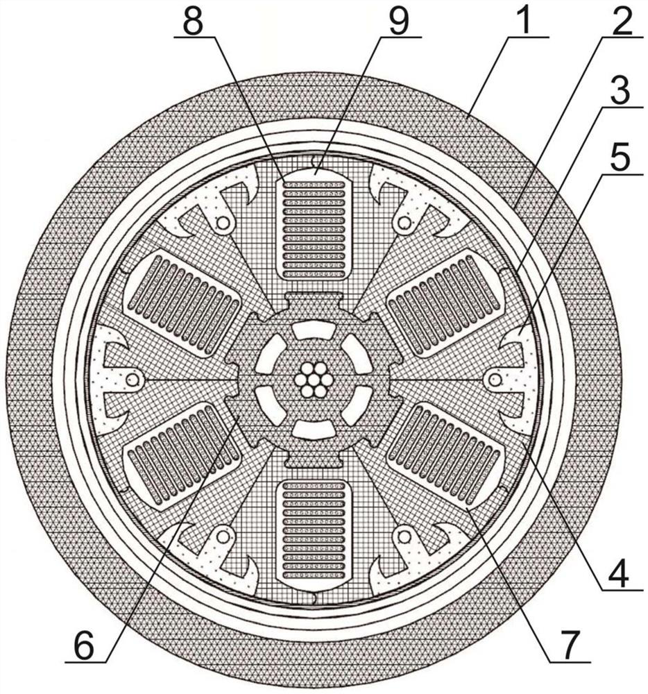 Combined skeleton optical cable