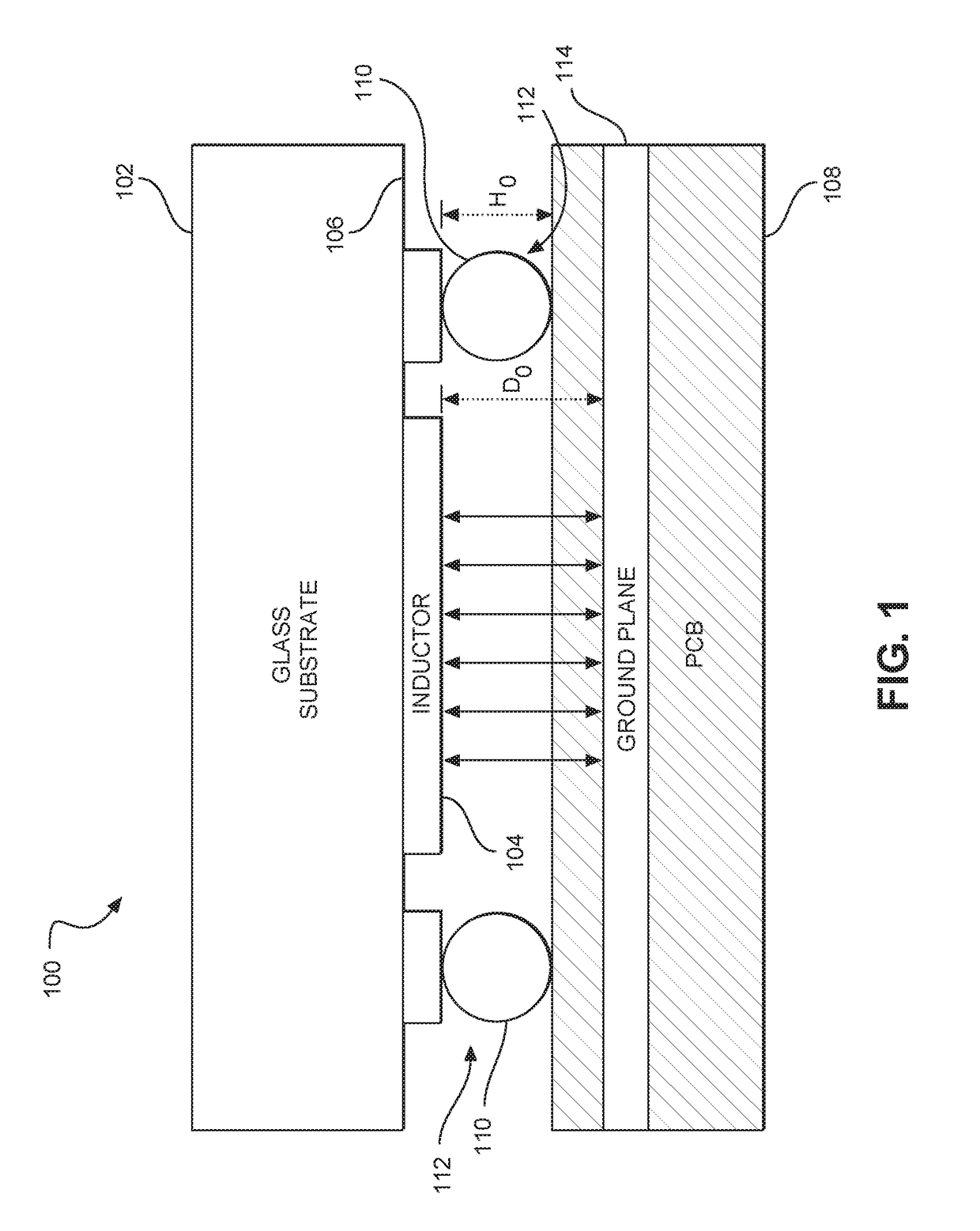 Passive device assembly for accurate ground plane control