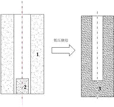 Manufacture method for superfine hard alloy blind hole bars