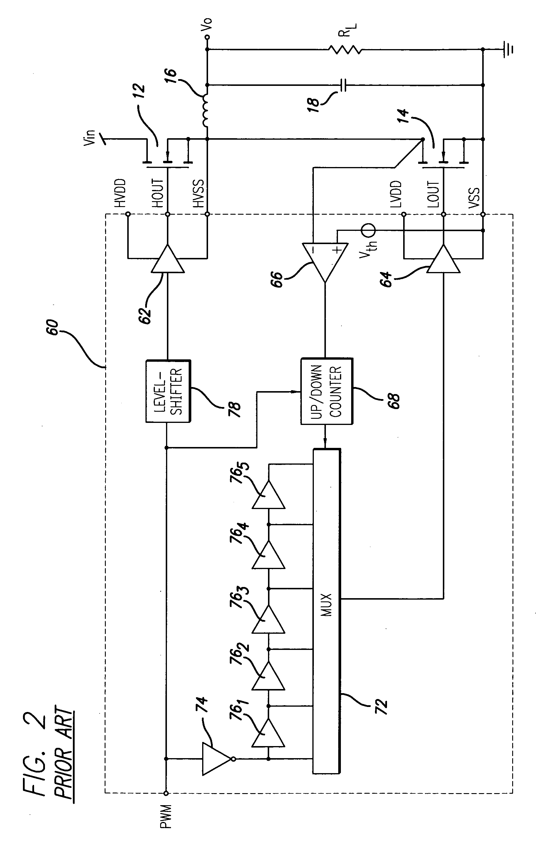 Adaptive delay control circuit for switched mode power supply