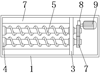 Grinding device of deep sea ore rock