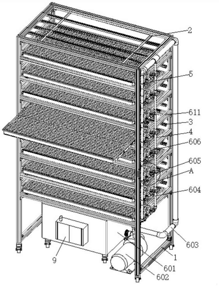 Novel planting frame and system for high-density vertical planting and seedling raising