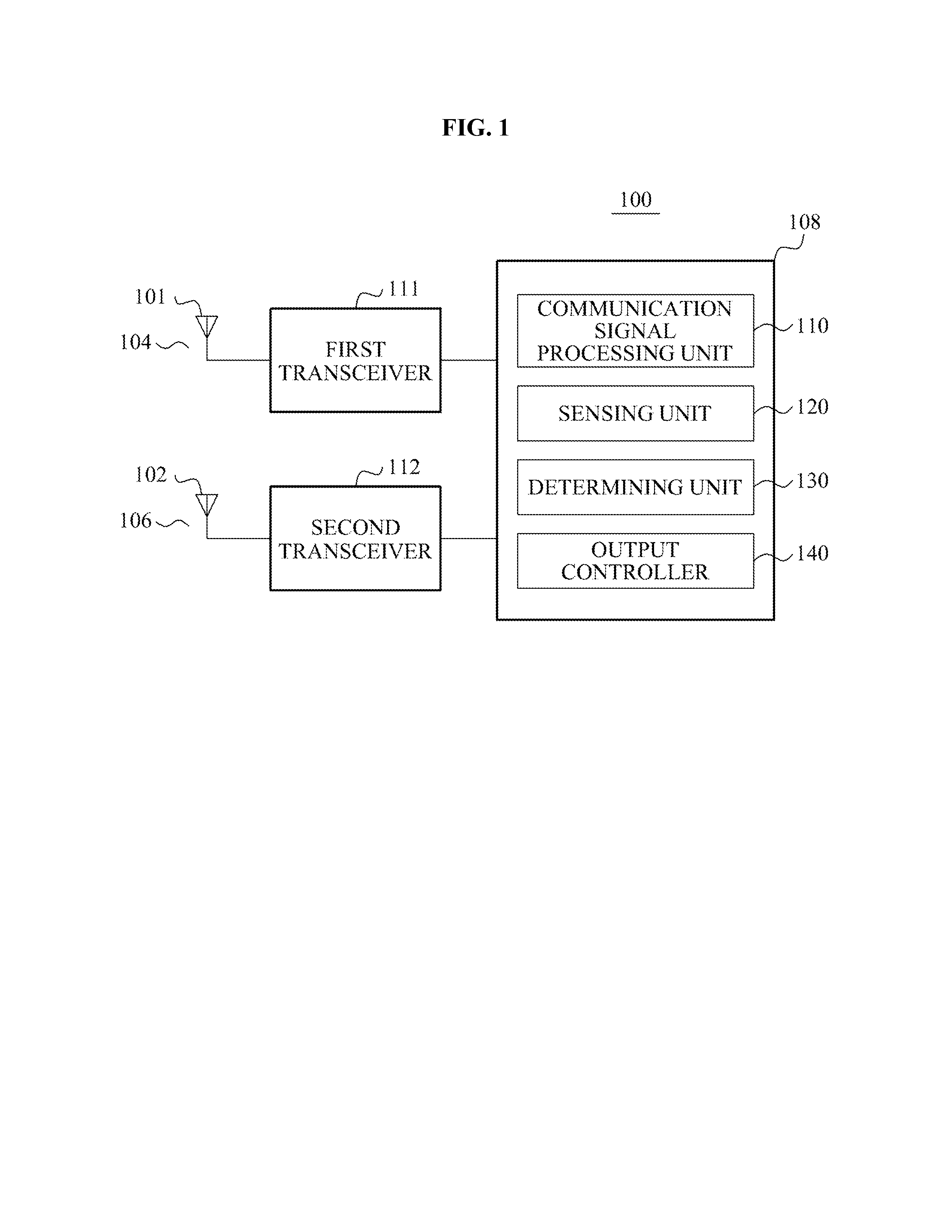 Method for reducing intermodulation noise signal and communication terminal