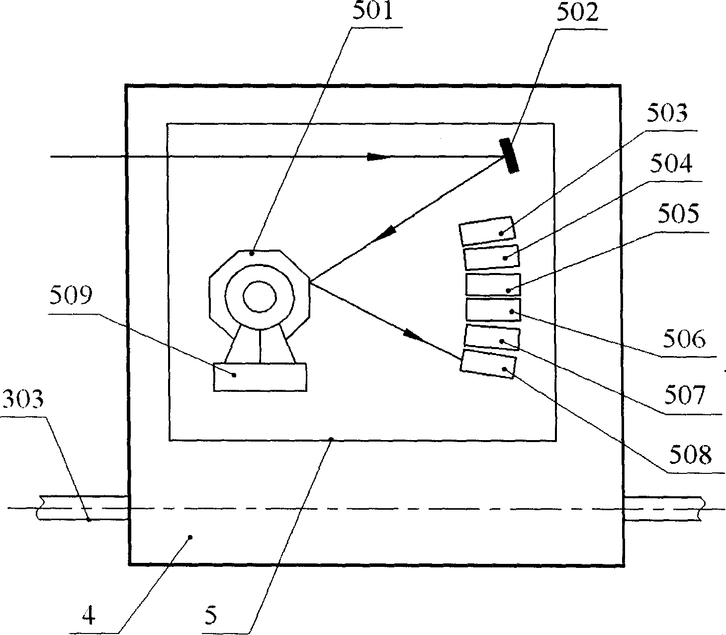 Roller surface coarsening processing method using multiheaded high power laser and its device