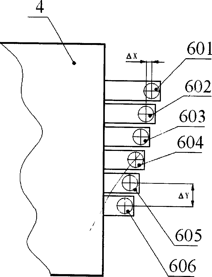 Roller surface coarsening processing method using multiheaded high power laser and its device