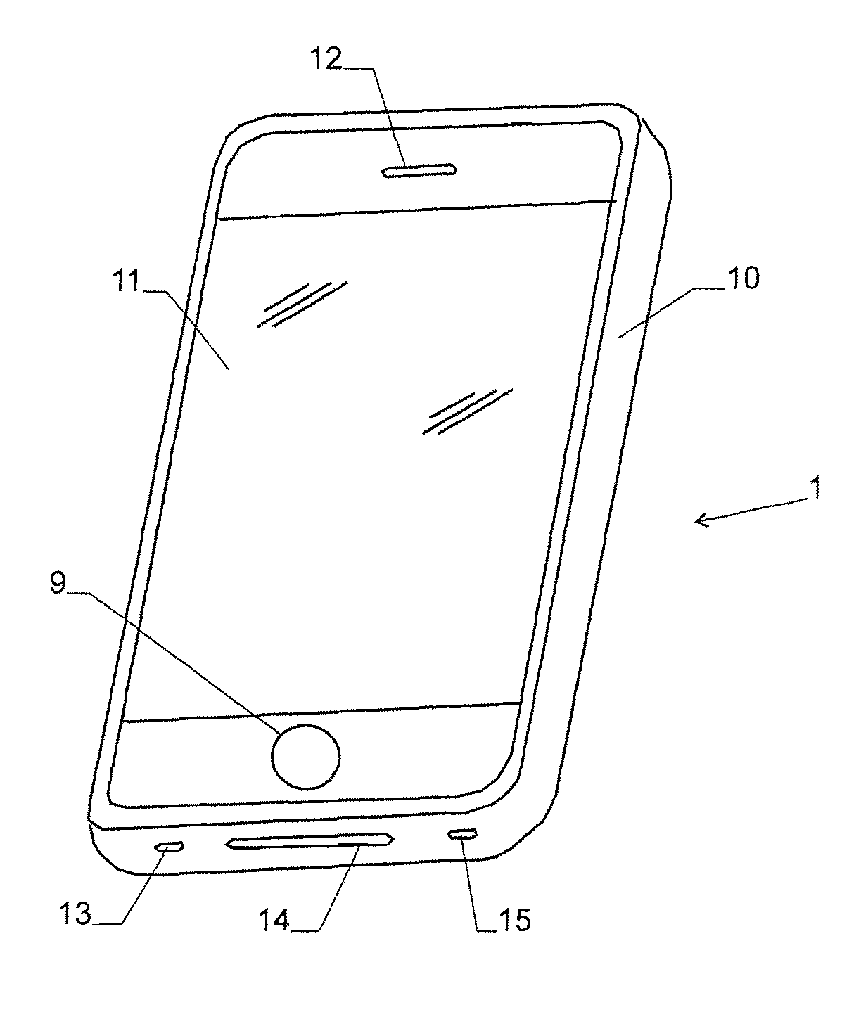 Portable sensor device with a gas sensor and low-power mode