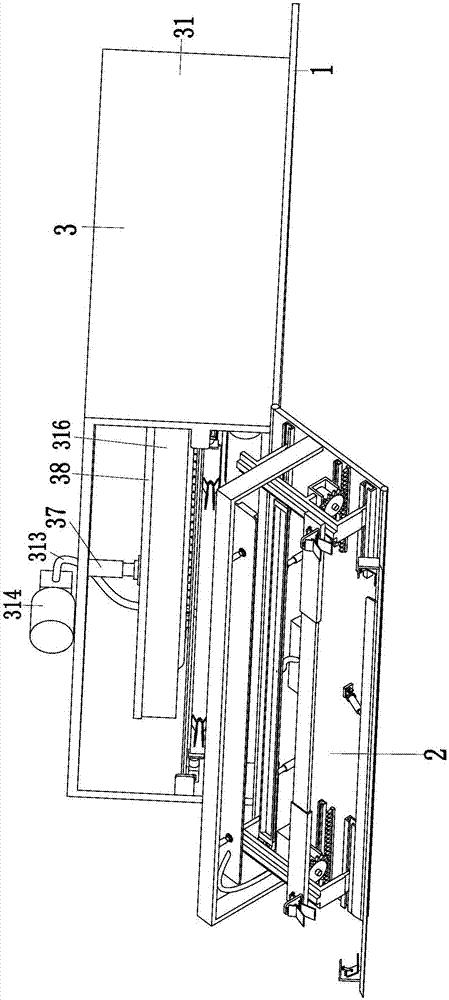 Machine capable of recycling and cleaning carpets on steps for indoor decoration of public amenities