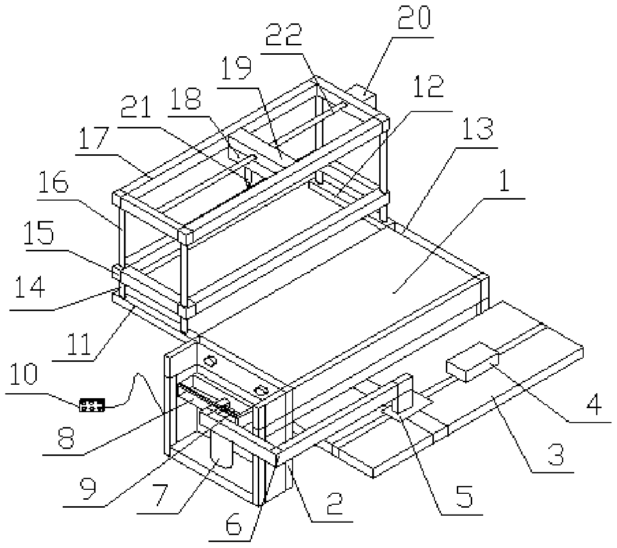 A wood engraving machine capable of automatic loading and unloading