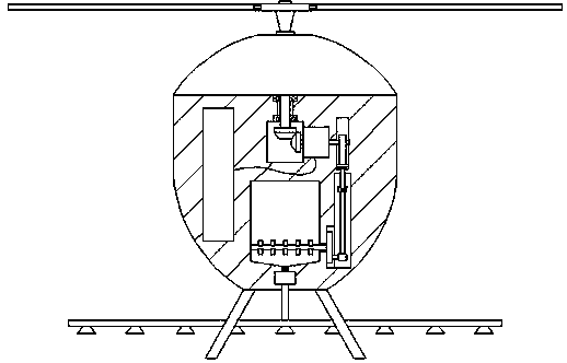 Spraying device with pesticide carried by unmanned aerial vehicle