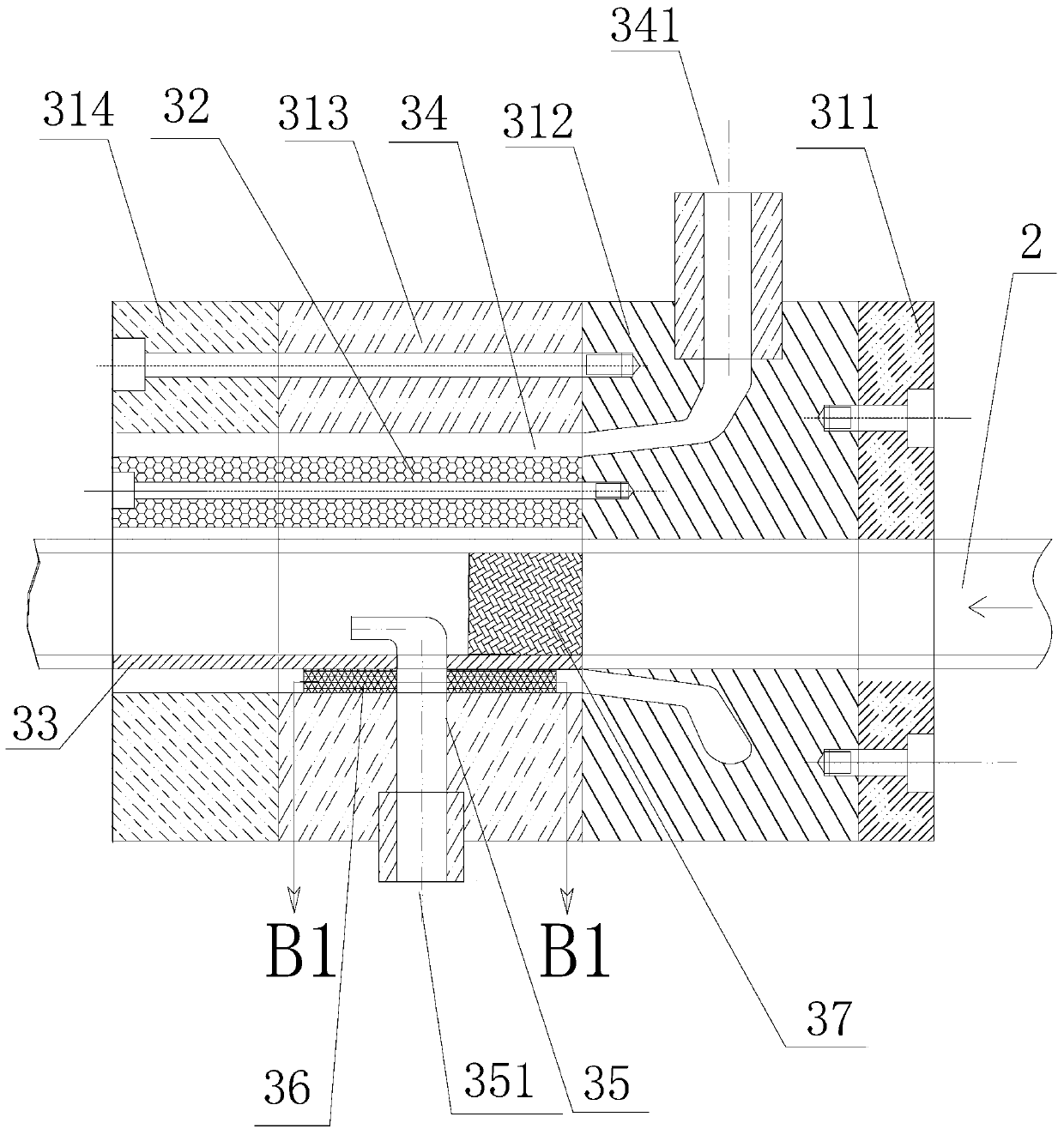 A composite sheet formed by co-extrusion of metal profile and wood-plastic and preparation method thereof