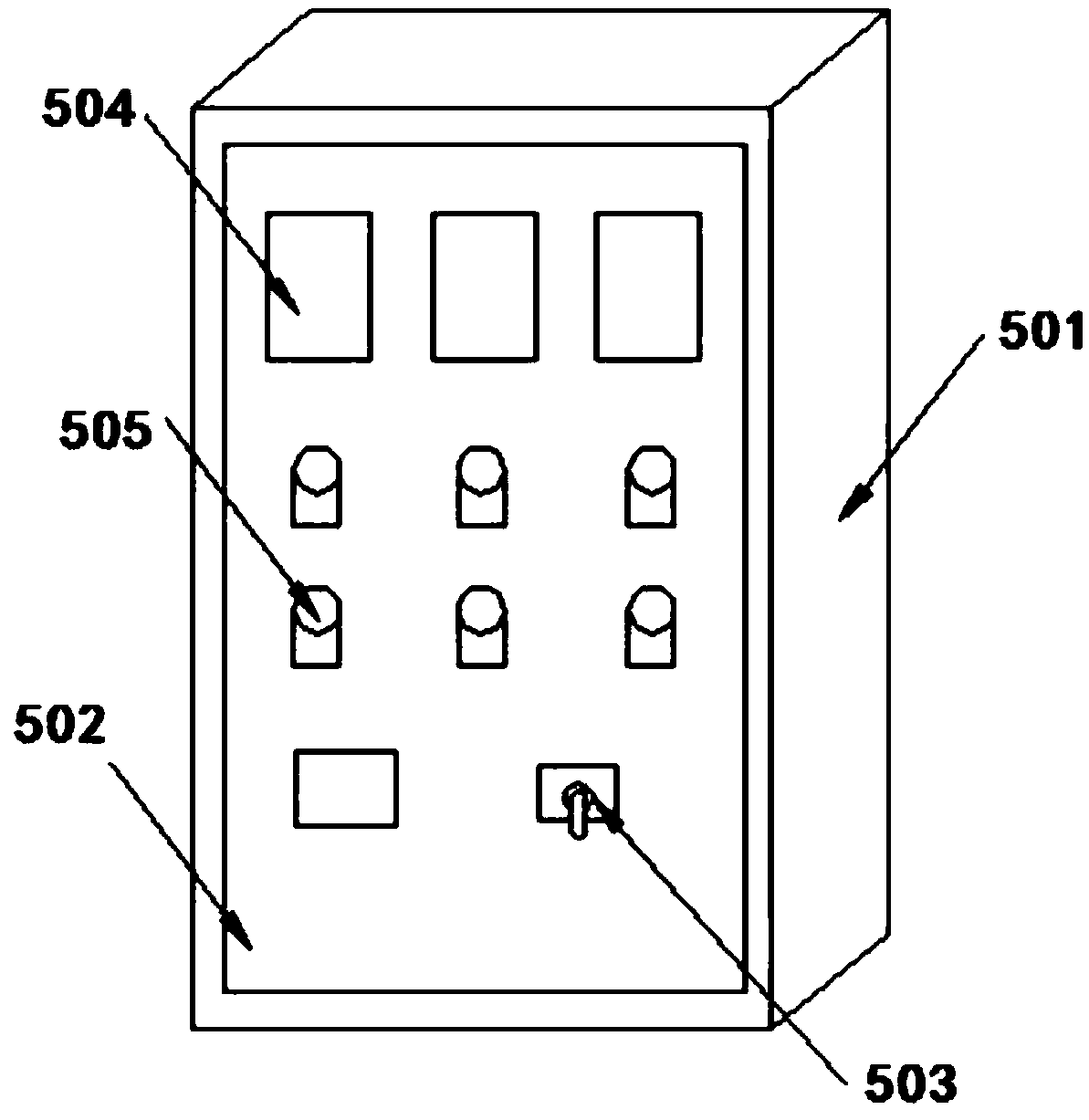 Automated planting greenhouse temperature and humidity control system and method thereof
