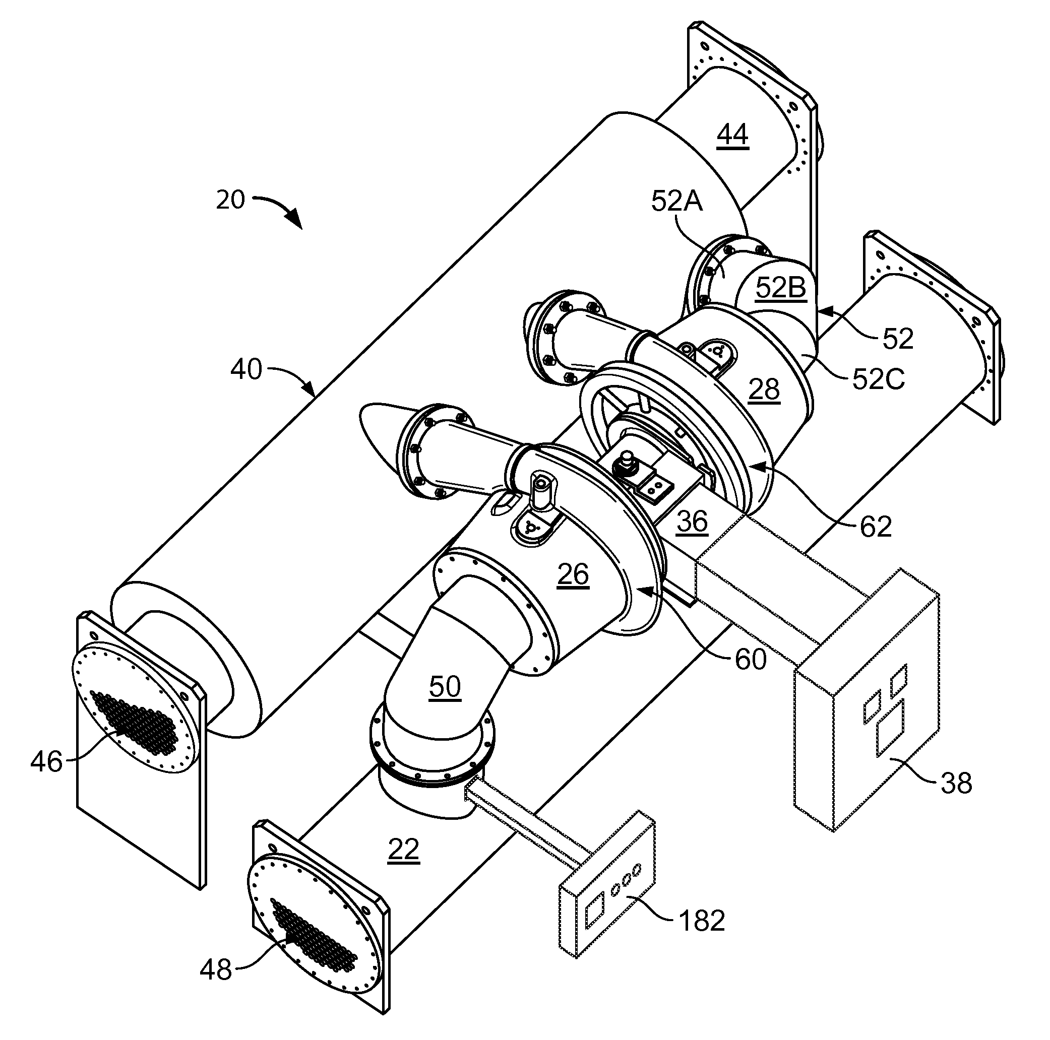 Coaxial economizer assembly and method