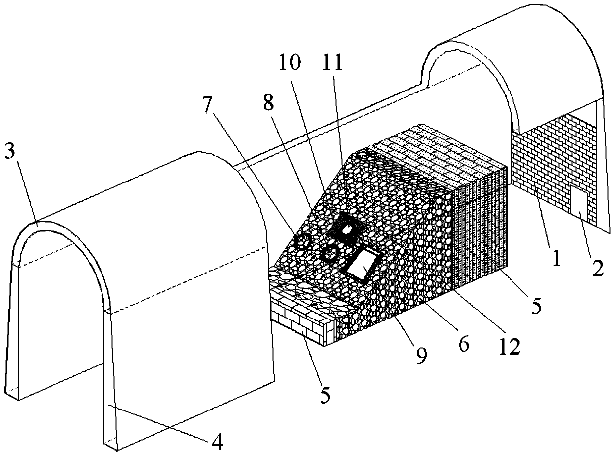 Tunnel collapse rescue comprehensive drill simulation system and its application method