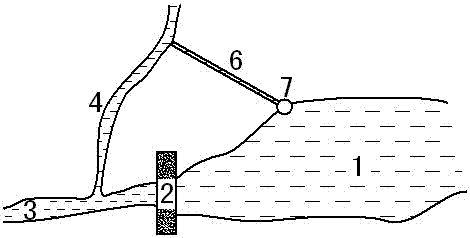 Structure for constructing ecological fish and water passing passage by using branches